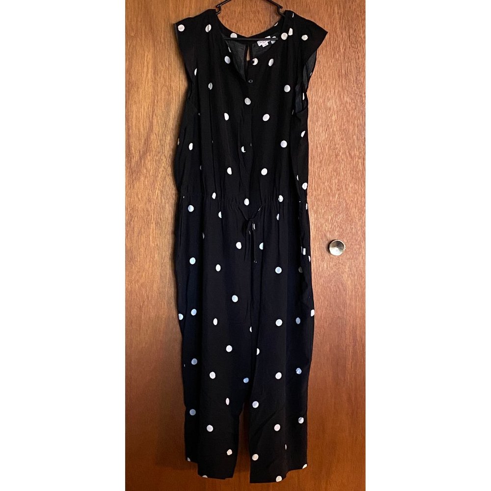 EUC Loft Plus Polka Dot Jumpsuit